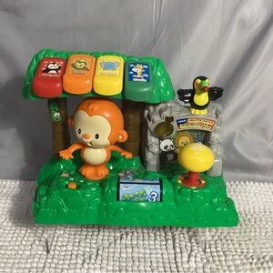 VTech Learn & Dance Interactive Zoo Monkey Animals Toy WORKS 40+ Sounds Lights